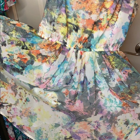 Colorful spring time dress - Picture 2 of 8